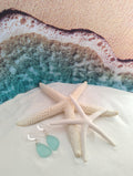 Popular Sea Foam Green Sea Glass Earrings on Sterling Silver Hooks